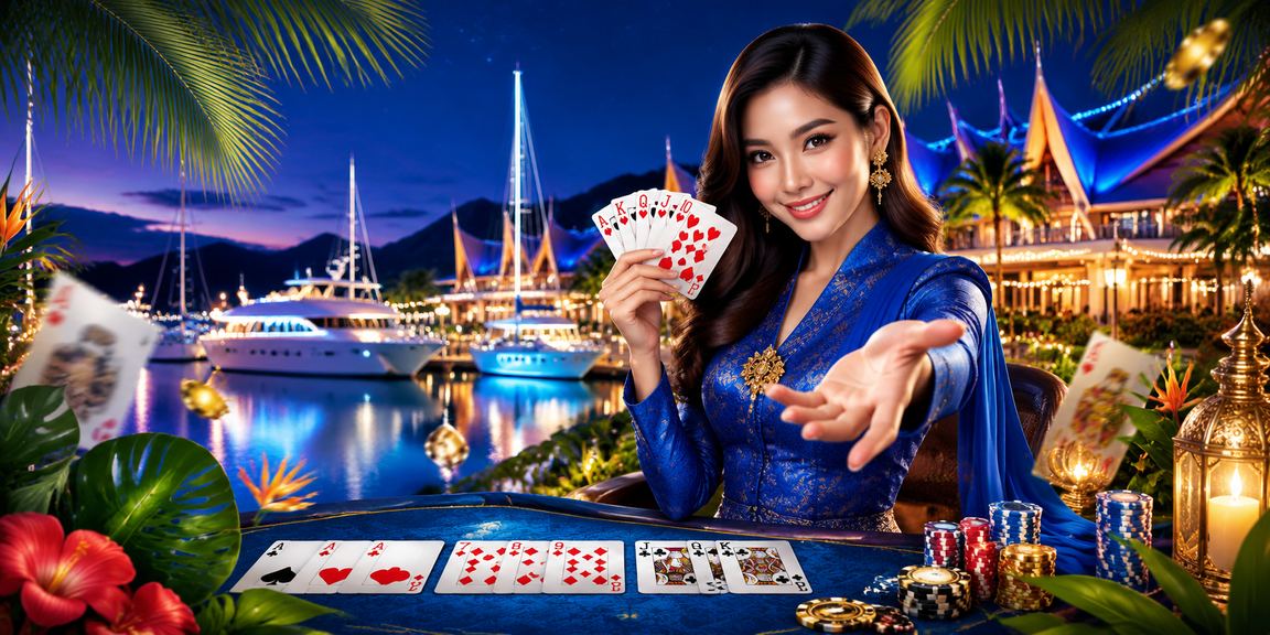 Permainan poker dalam talian di f95zone dengan suasana tempatan Langkawi